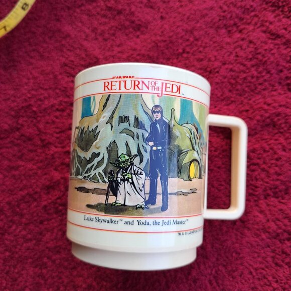 Vtg Deka 80's Star Wars Return of the Jedi&The Empire Strikes Back Plastic Mugs - Picture 11 of 16